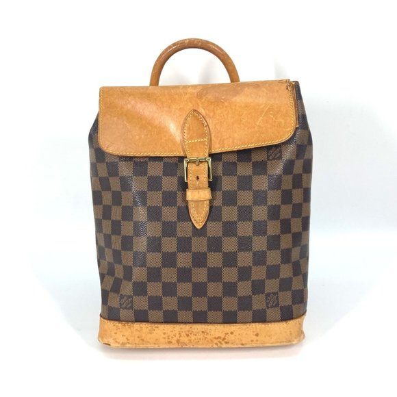 LOUIS VUITTON Brown Damier Backpack - Picture 1 of 16